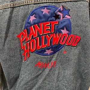Vintage Planet Hollywood Maui Women’s Jean Jacket Size M excellent condition